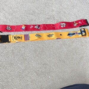 Disney Kids' Red and Yellow Belts for suitcase